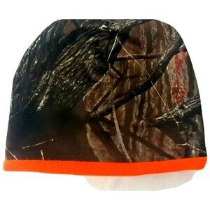 Muddy Water Camouflage Beanie Knit Cap Fierce Hunt Reversible Orange New